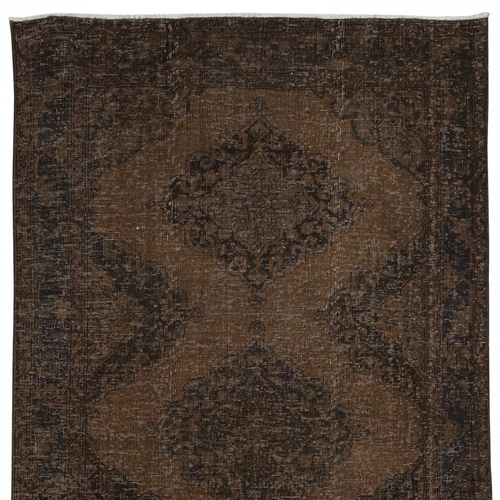 Runner Rug, Vintage Rug, Turkish Rug, buy Home Decor Rug, 34x132 inches Brown Carpet, Outdoor Rug, Hallway Carpet, Stair Carpet, 6527